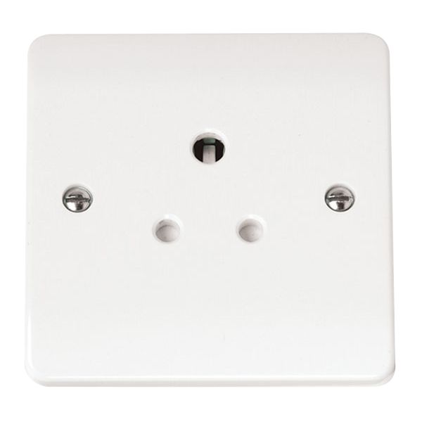 Click CMA038 Mode 5A 1 Gang Unswitched Socket White