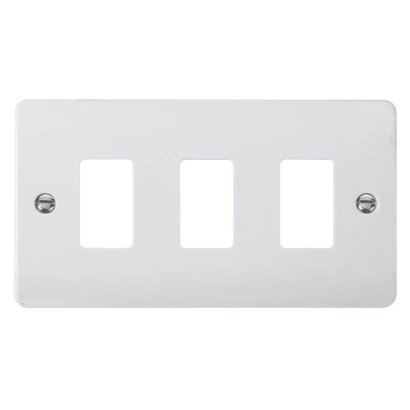 Click CMA20403 Gridpro Mode 3 Gang Front Plate
