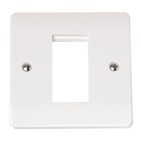 Click CMA310 Mode 1 Gang 1 Euro Module Front Plate