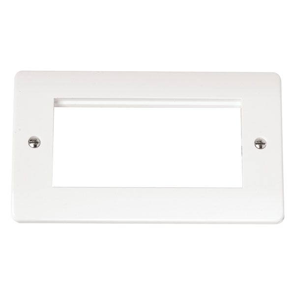 Click CMA312 Mode 2 Gang 4 Euro Module Front Plate