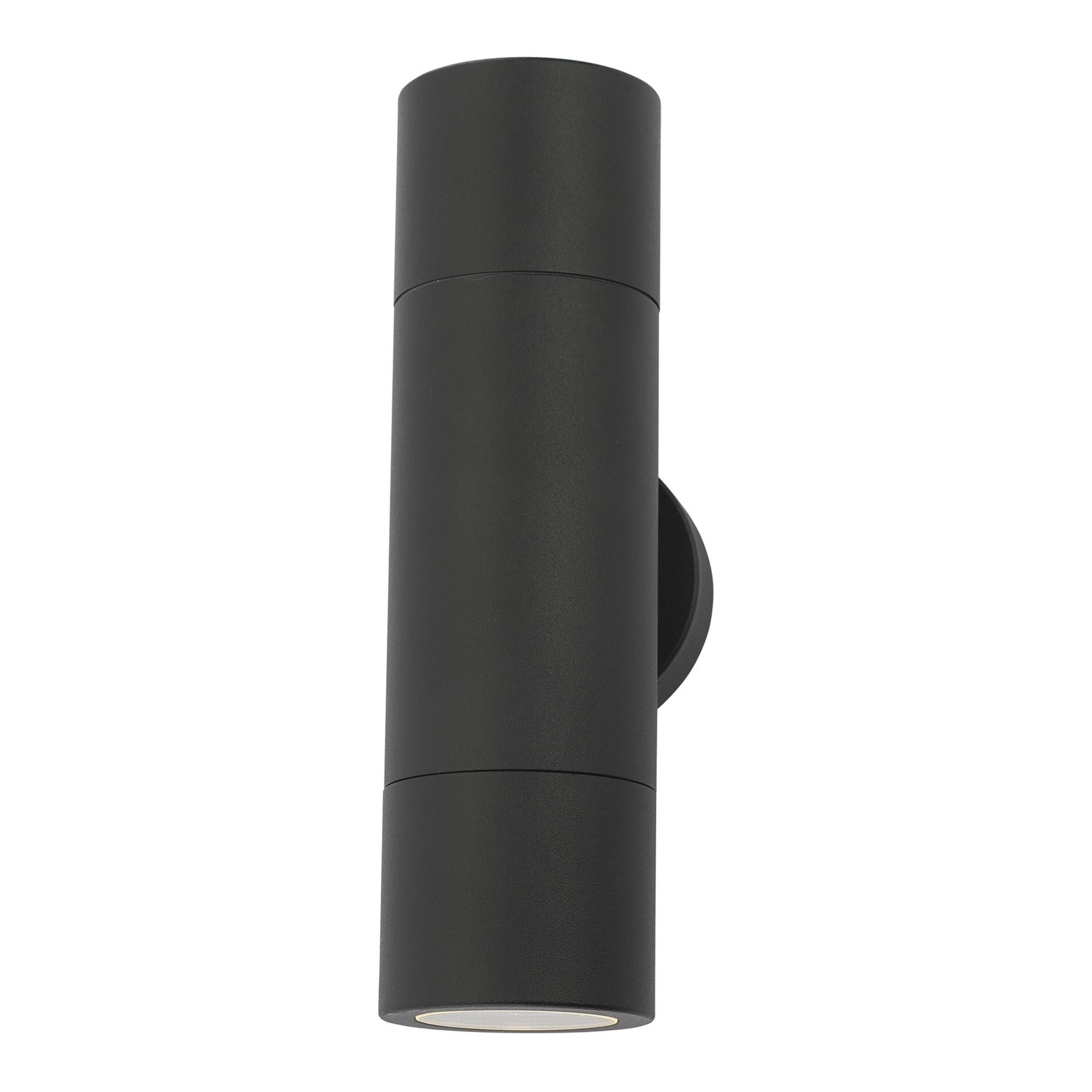 Där Lighting ORT3222 Ortega IP65 Outdoor Up Down Wall Light Matt Black