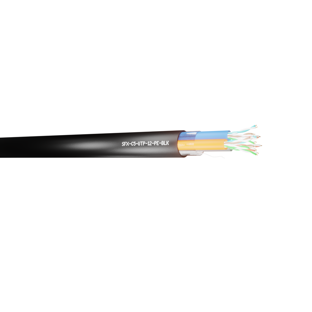 Data Category 5e, 12 pair UTP PE Cable