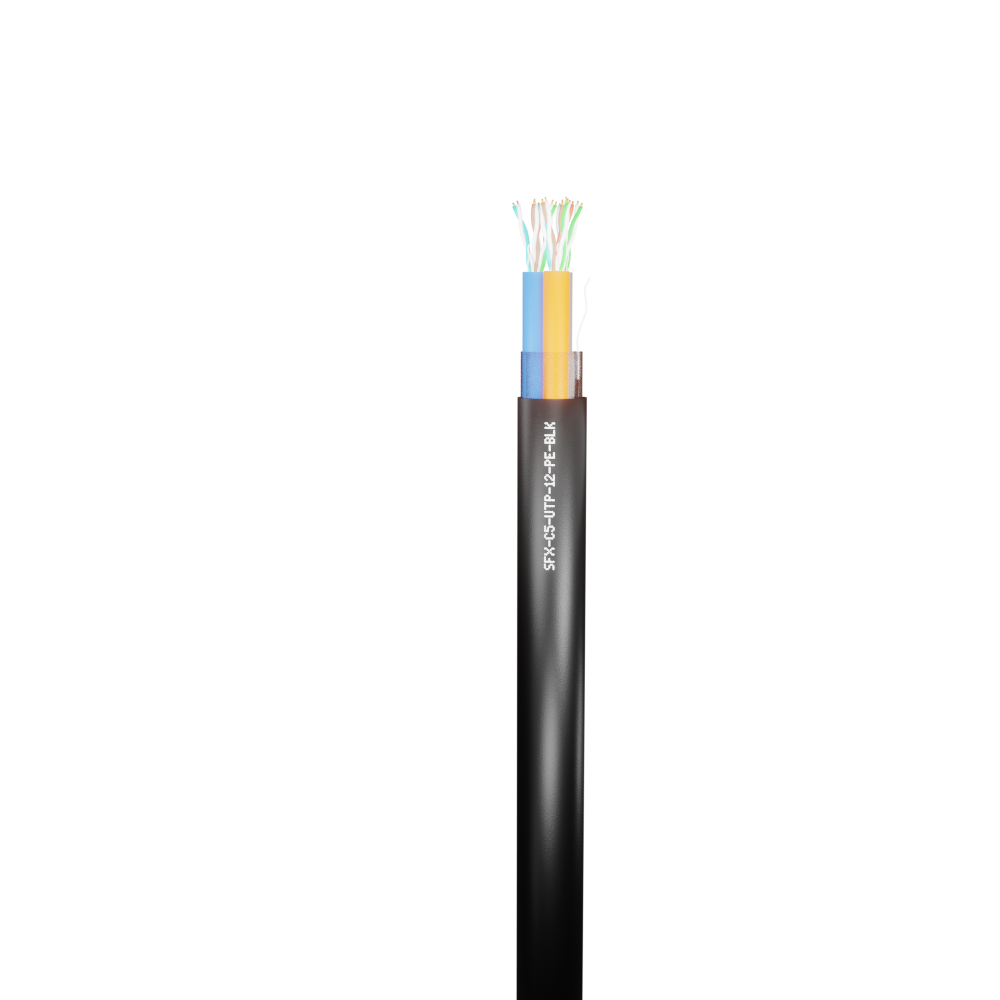 Data Category 5e, 12 pair UTP PE Cable