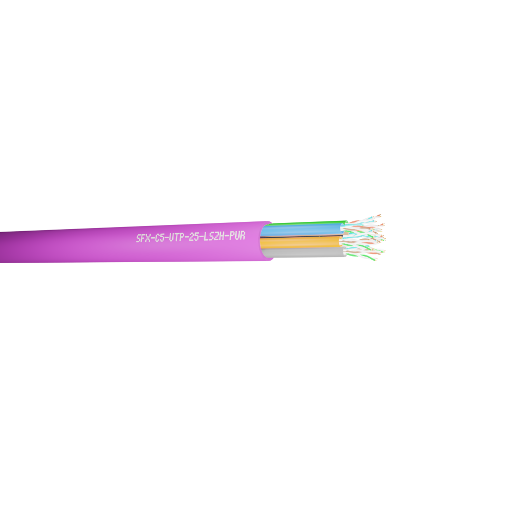 Data Category 5e, 25 pair UTP LSZH Cable