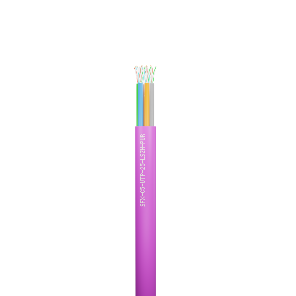 Data Category 5e, 25 pair UTP LSZH Cable