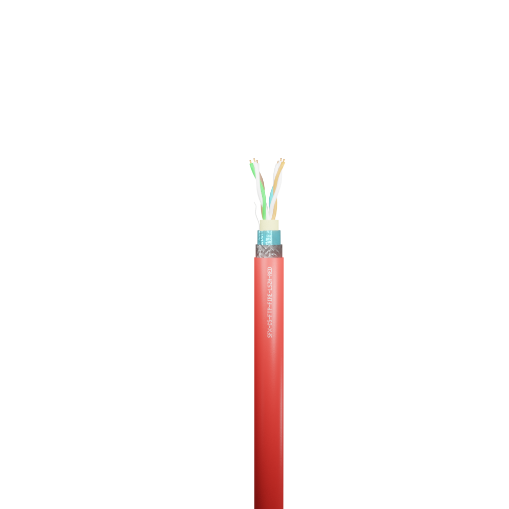 Data Category 5e, 4 pair FTP Fire Resistant LSZH Cable
