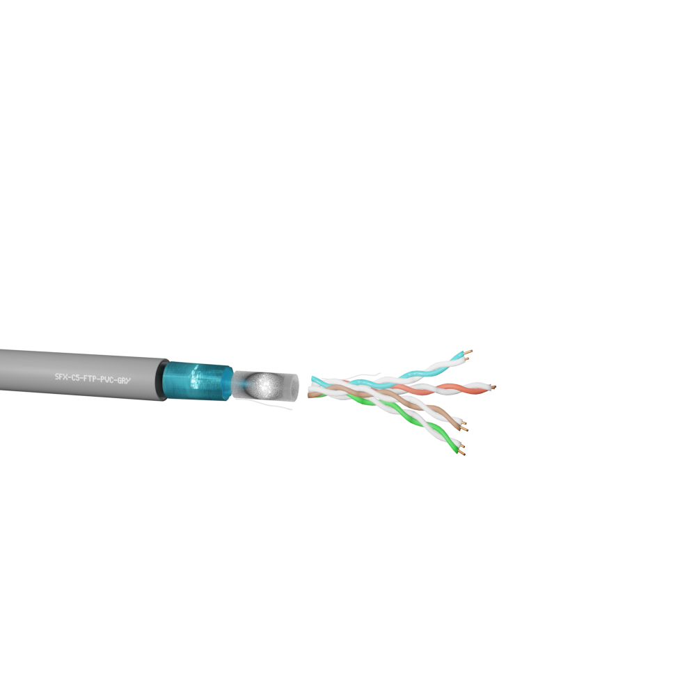Data Category 5e, 4 pair FTP PVC Cable