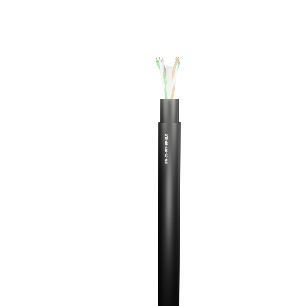 Data Category 5e, 4 pair UTP Direct Burial HDPE Cable