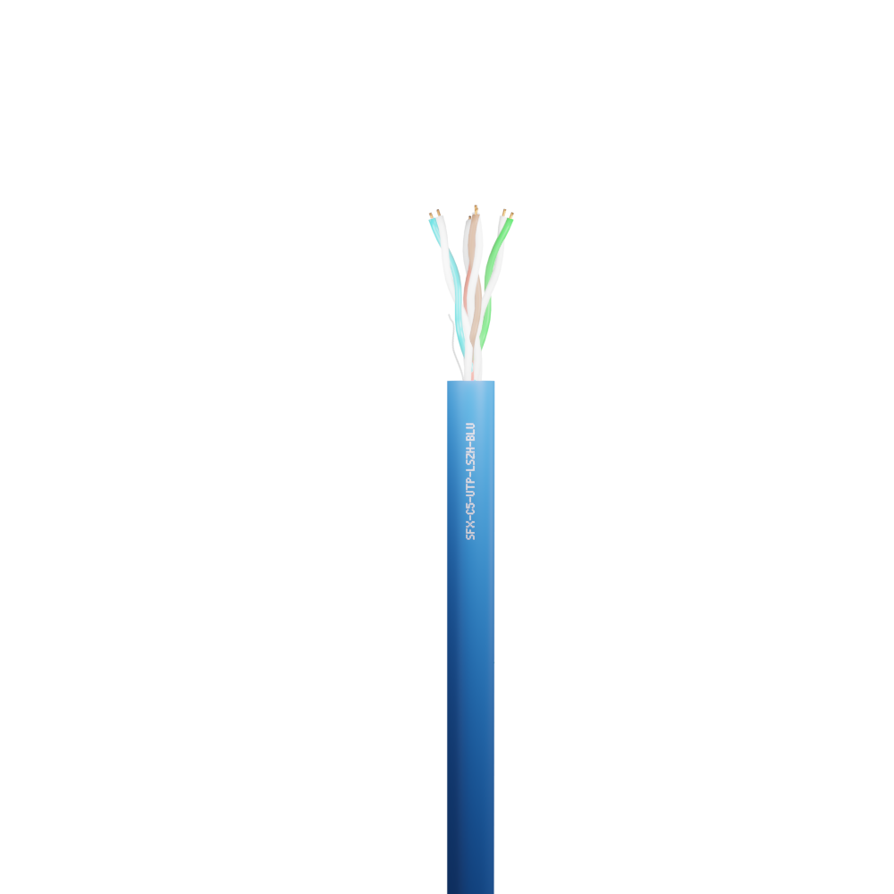 Data Category 5e, 4 pair UTP LSZH Cable