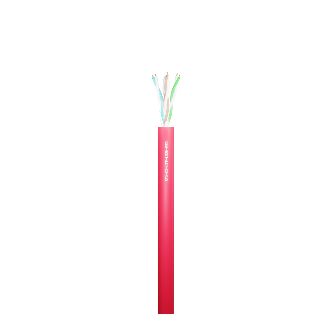 Data Category 5e, 4 pair UTP LSZH Cable