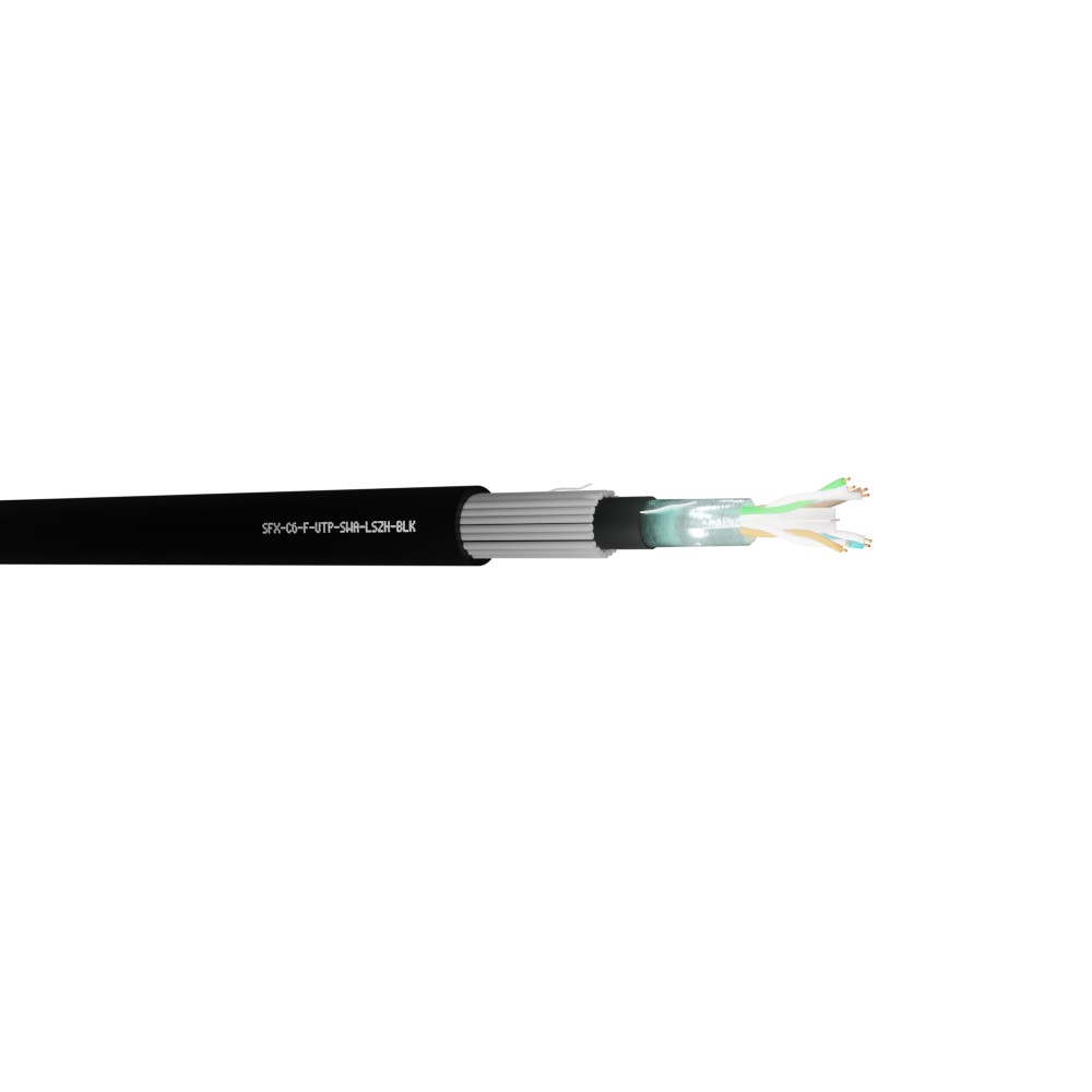 Data Category 6 4 pair F-UTP SWA LSZH Cable