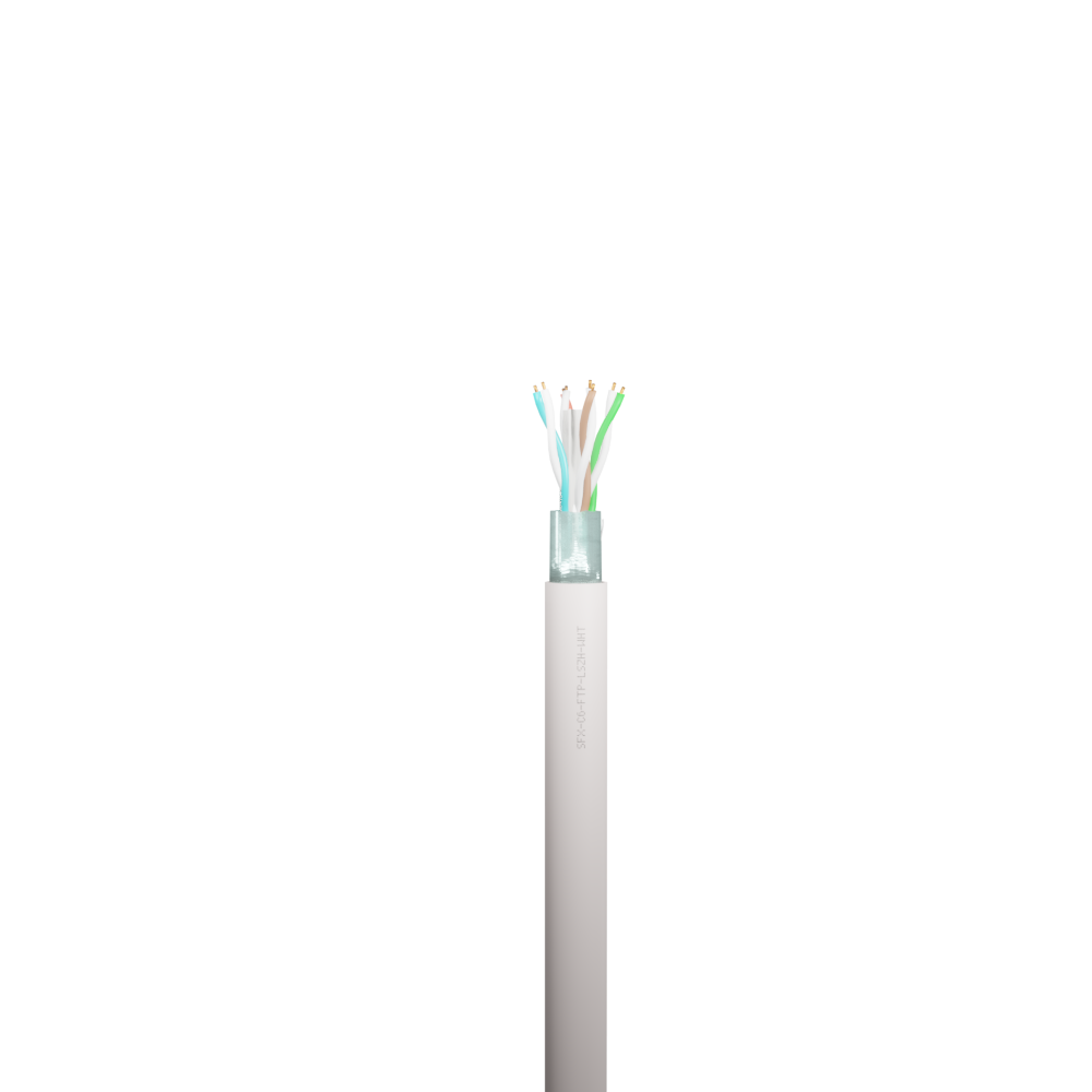 Data Category 6, 4 pair FTP LSZH Cable