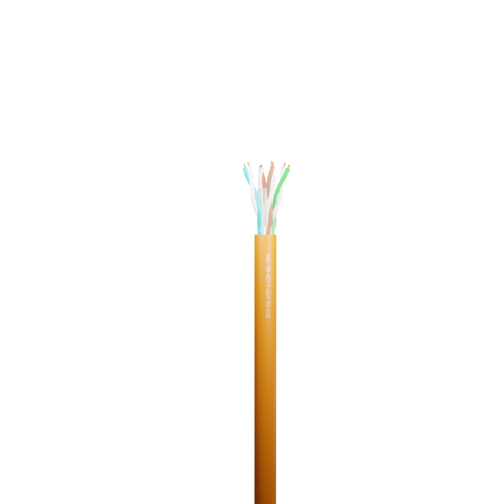 Data Category 6, 4 pair UTP B2ca LSZH Cable