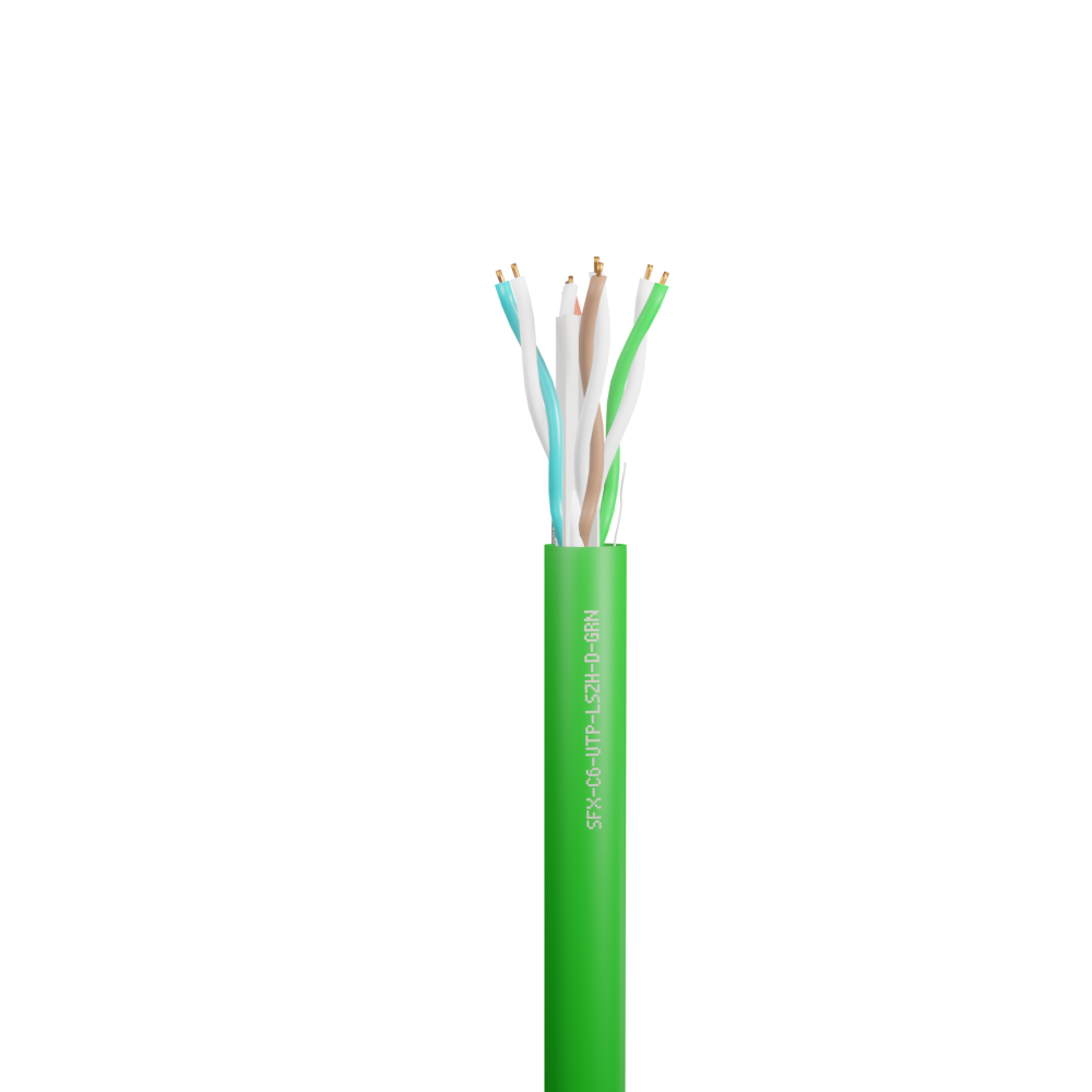 Data Category 6, 4 pair UTP Dca LSZH Cable