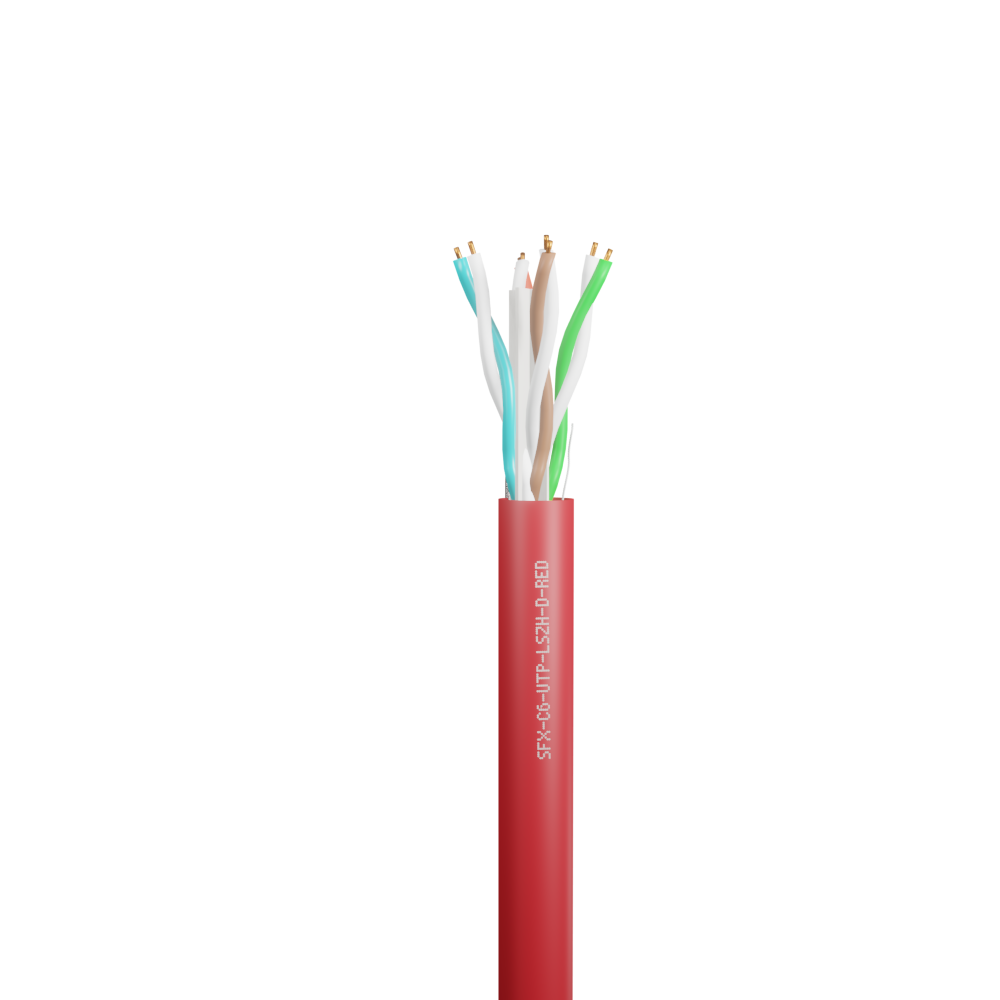 Data Category 6, 4 pair UTP Dca LSZH Cable