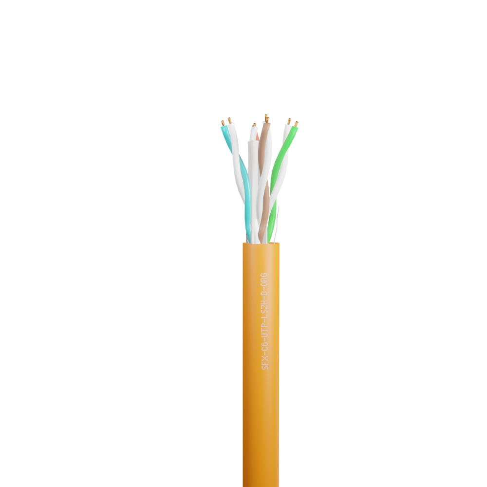 Data Category 6, 4 pair UTP Dca LSZH Cable