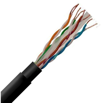 Data Category 6, 4 pair UTP Direct Burial HDPE Cable