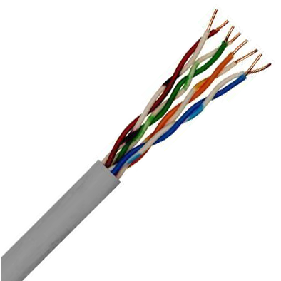 Data Category 6, 4 pair UTP PVC Cable