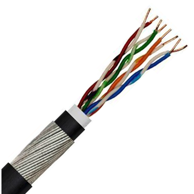 Data Category 6, 4 pair UTP SWA PE Cable
