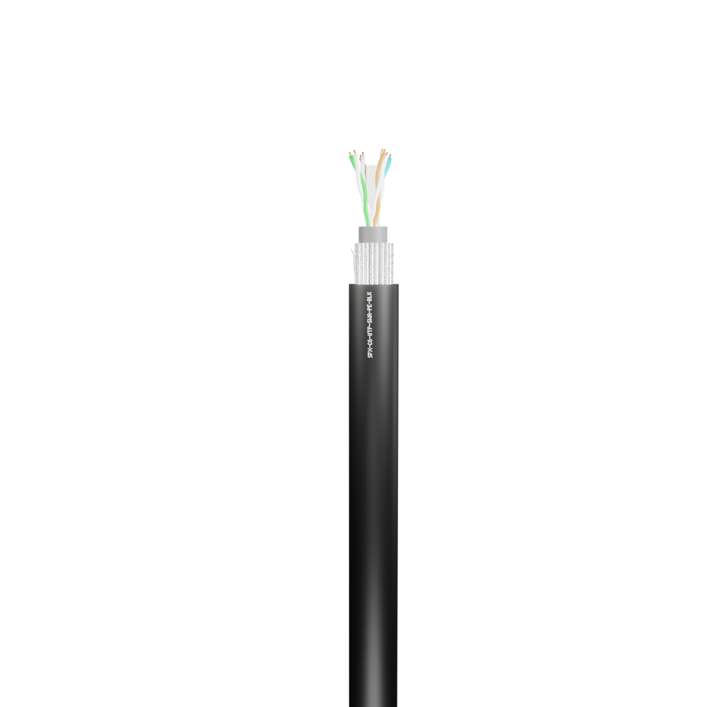 Data Category 6, 4 pair UTP SWA PE Cable