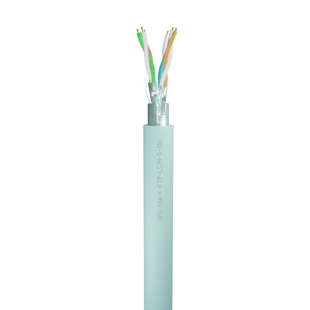 Data Category 6A, 4 pair F/FTP Dca LSZH Cable