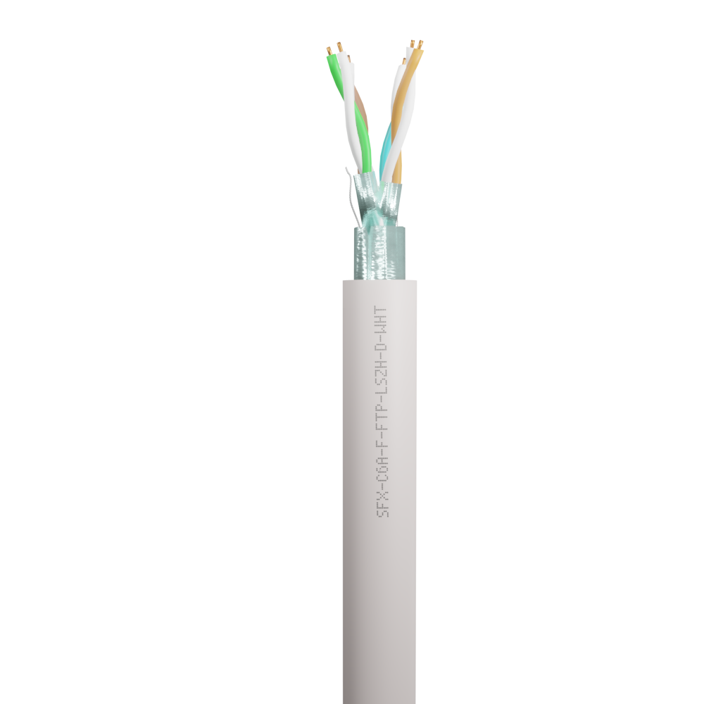 Data Category 6A, 4 pair F/FTP Dca LSZH Cable