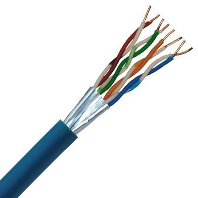 Data Category 6A, 4 pair F/FTP LSZH Cable