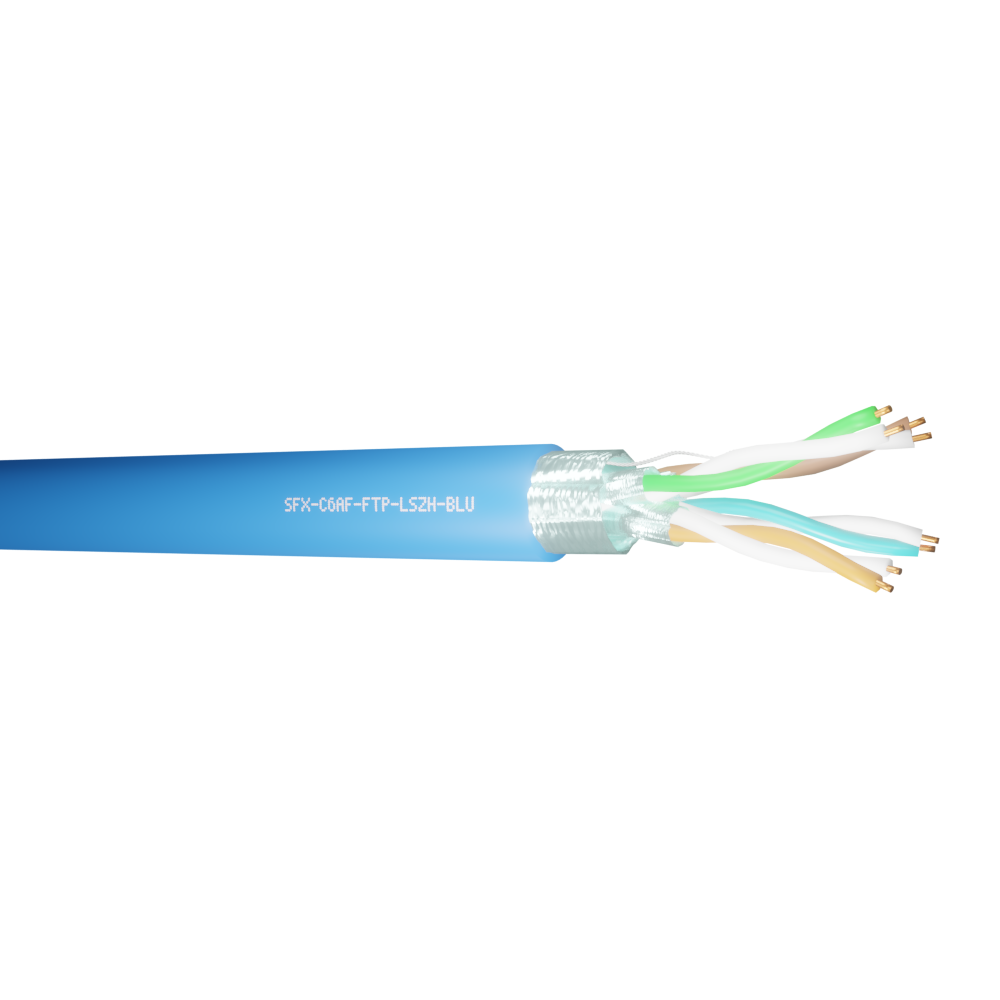 Data Category 6A, 4 pair F/FTP LSZH Cable