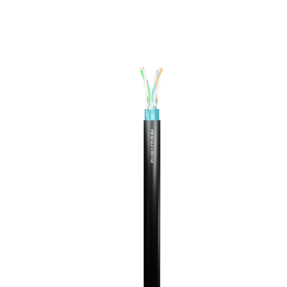 Data Category 6A, 4 pair F/FTP PE Cable