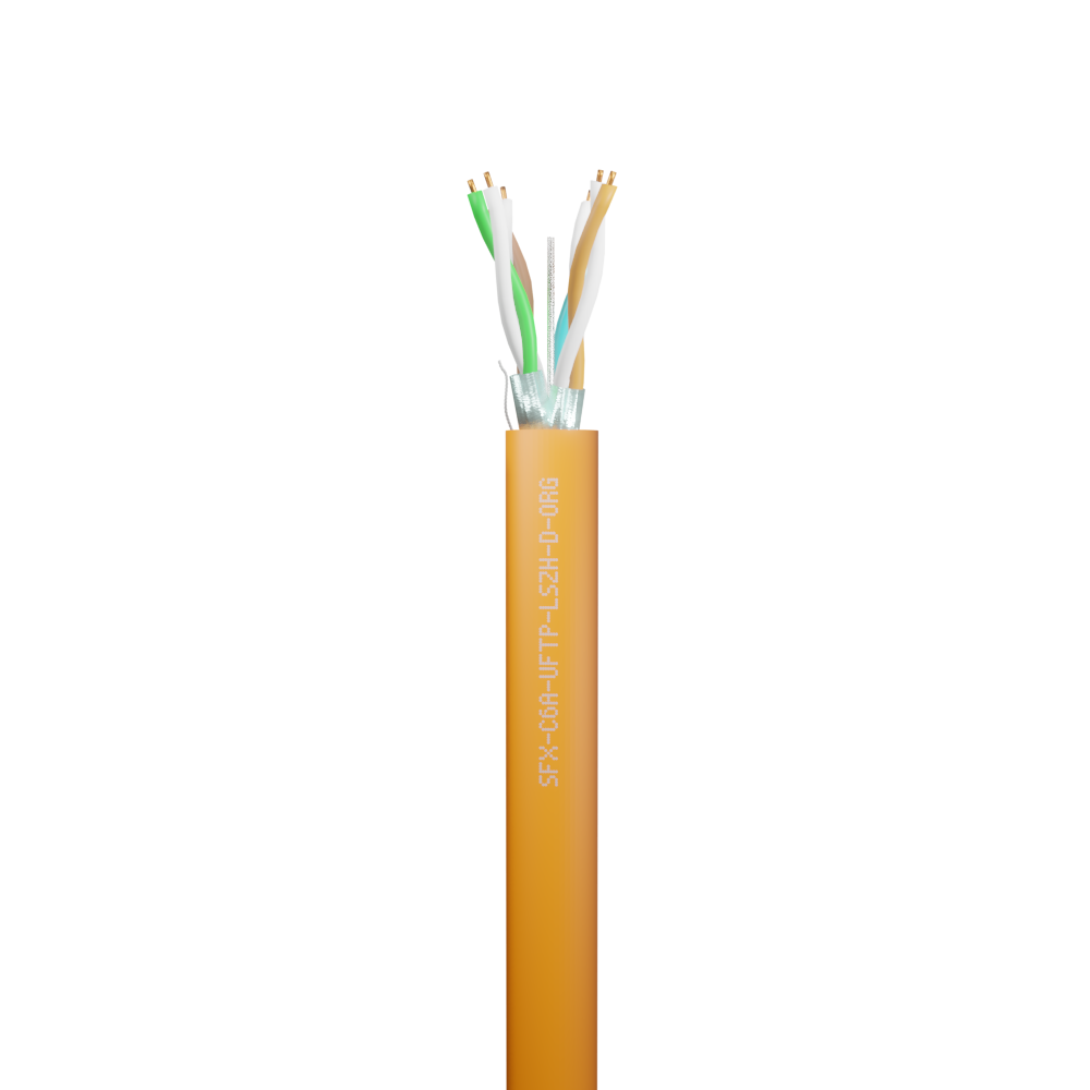 Data Category 6A, 4 pair U/FTP Dca LSZH Cable
