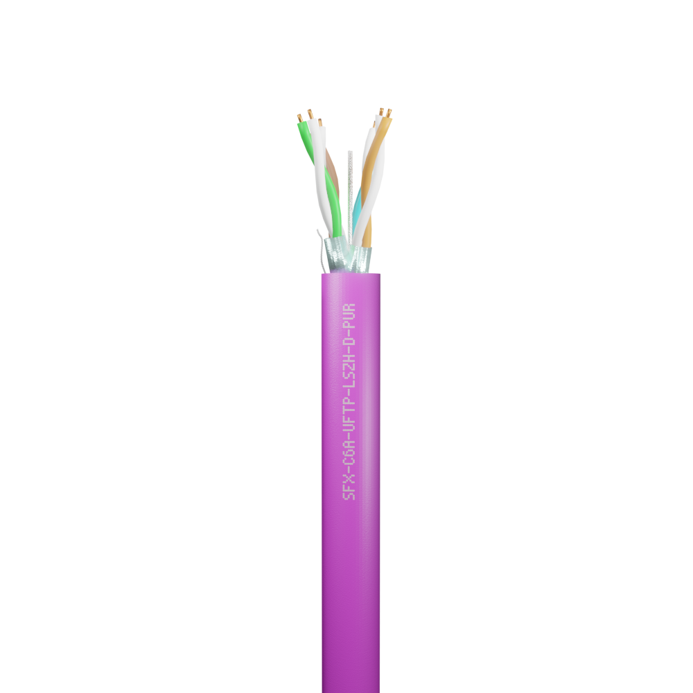 Data Category 6A, 4 pair U/FTP Dca LSZH Cable