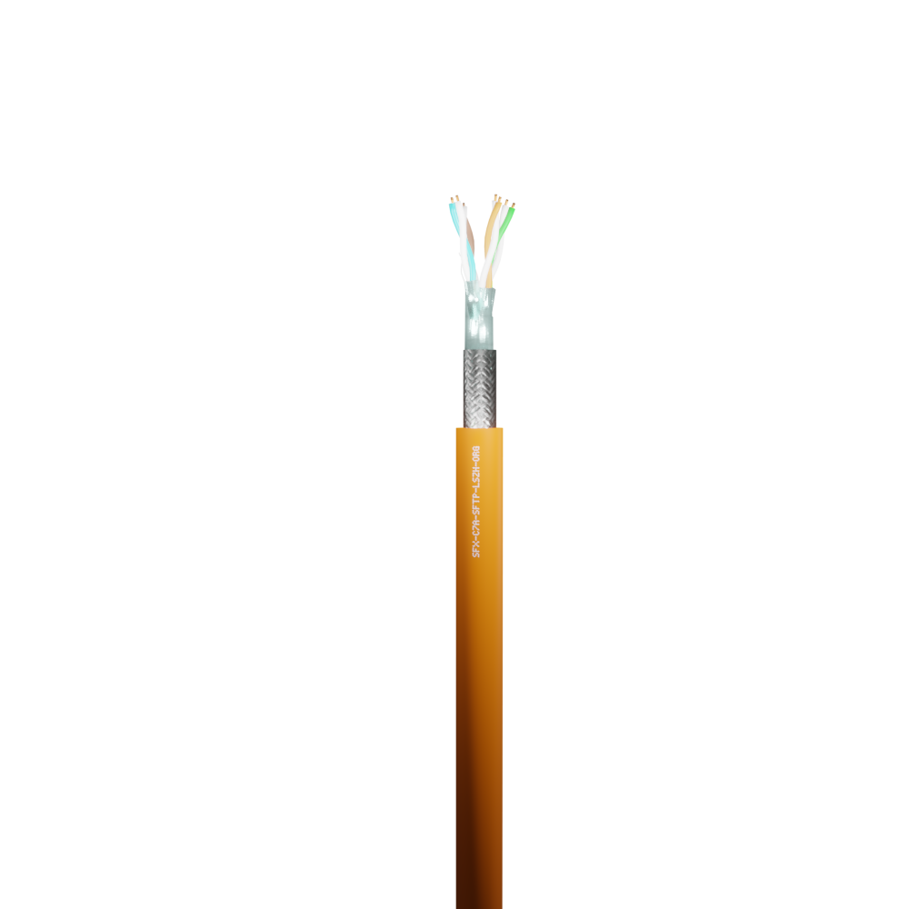 Data Category 7A, 4 pair S/FTP LSZH Cable