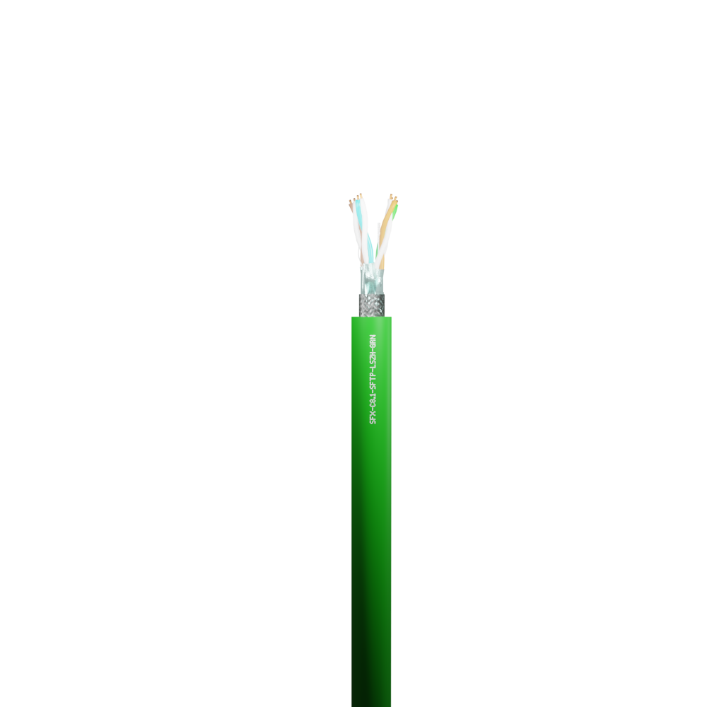 Data Category 8.1, 4 pair S/FTP LSZH Cable