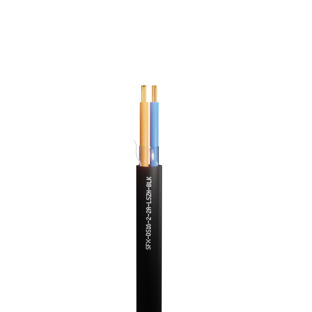 Defence Standard 16 x 0.2mm 2 Core Unscreened LSZH Cable