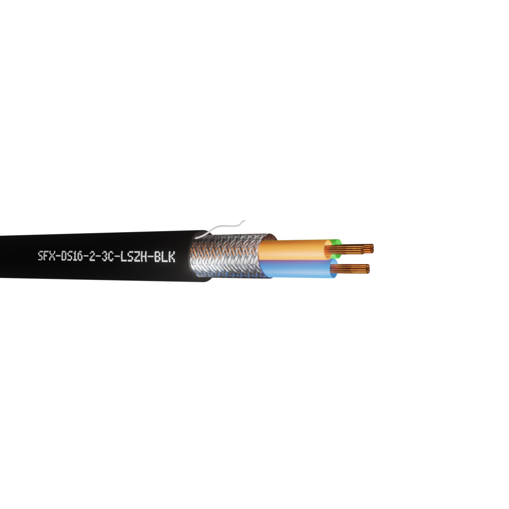 Defence Standard 16 x 0.2mm 3 Core TCWB Screened LSZH Cable