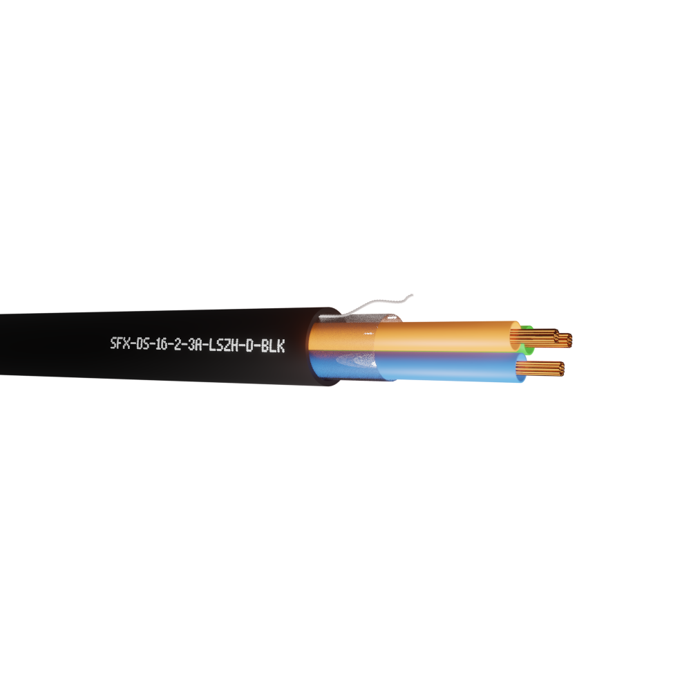 Defence Standard 16 x 0.2mm 3 Core Unscreened Dca LSZH Cable