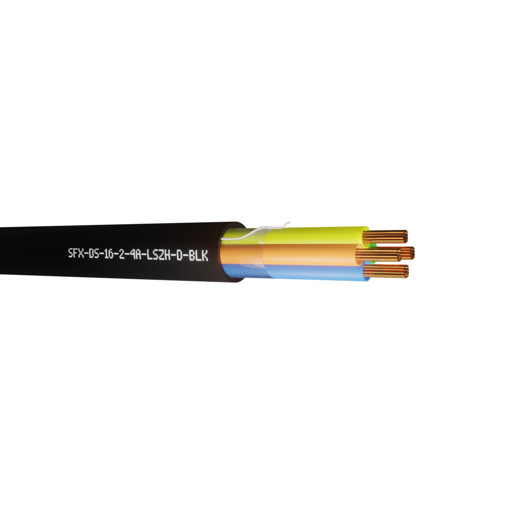Defence Standard 16 x 0.2mm 4 Core Unscreened Dca LSZH Cable