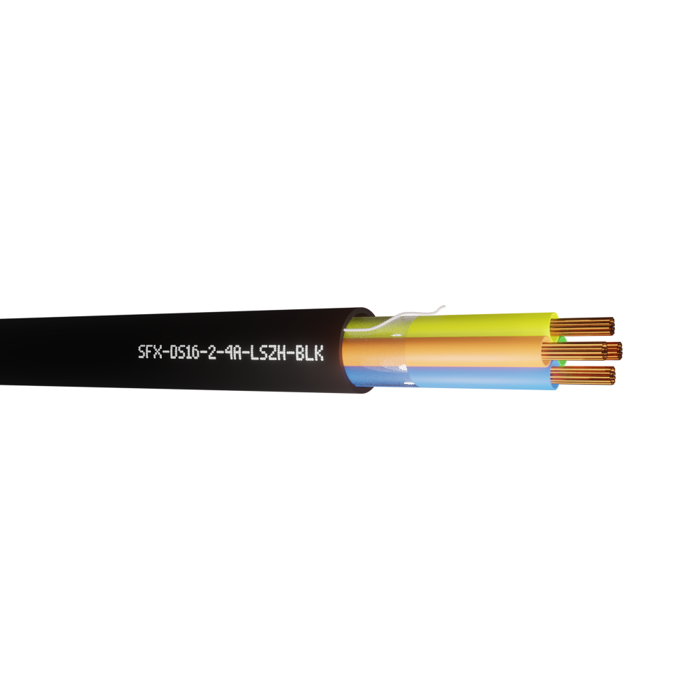 Defence Standard 16 x 0.2mm 4 Core Unscreened LSZH Cable