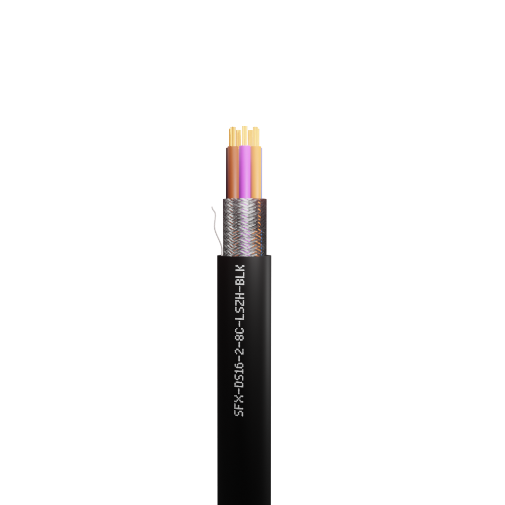 Defence Standard 16 x 0.2mm 8 Core TCWB Screened LSZH Cable
