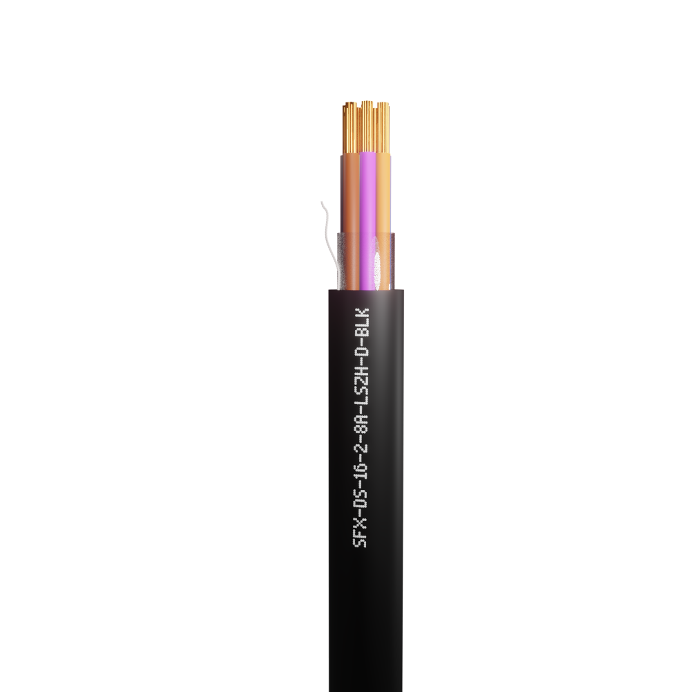 Defence Standard 16 x 0.2mm 8 Core Unscreened Dca LSZH Cable