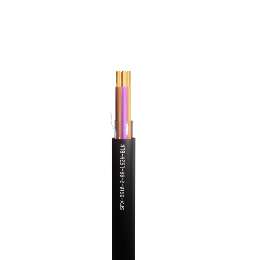 Defence Standard 16 x 0.2mm 8 Core Unscreened LSZH Cable