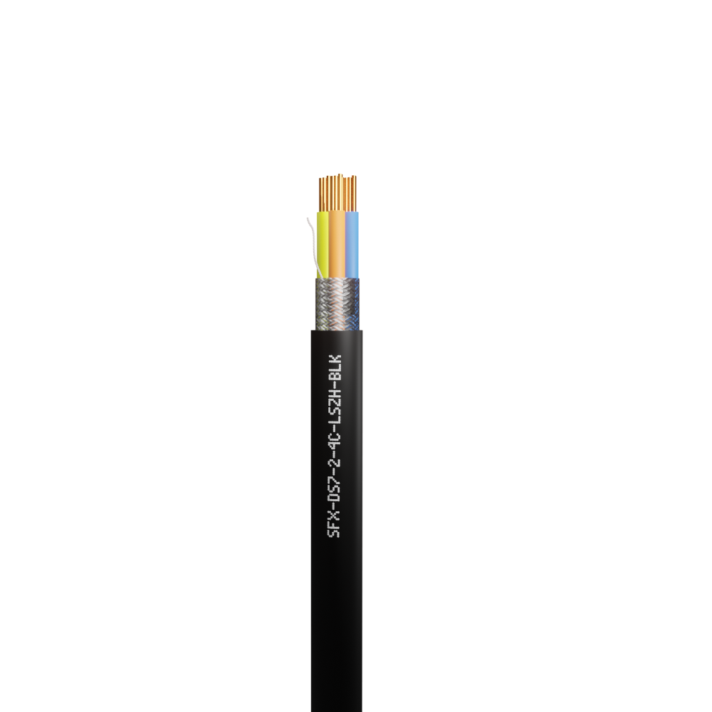 Defence Standard 7 x 0.2mm 4 Core TCWB Screened LSZH Cable