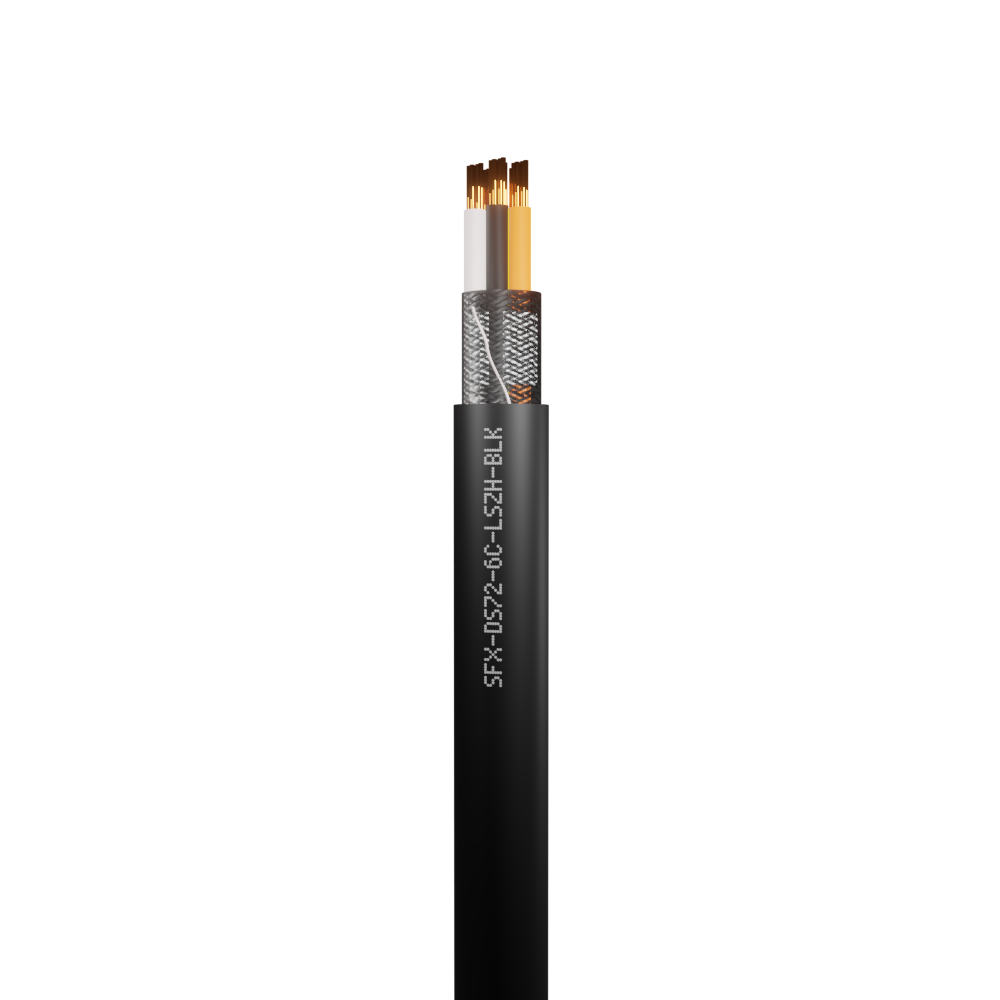 Defence Standard 7 x 0.2mm 6 Core TCWB Screened LSZH Cable
