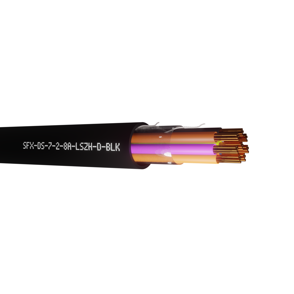 Defence Standard 7 x 0.2mm 8 Core Unscreened Dca LSZH Cable