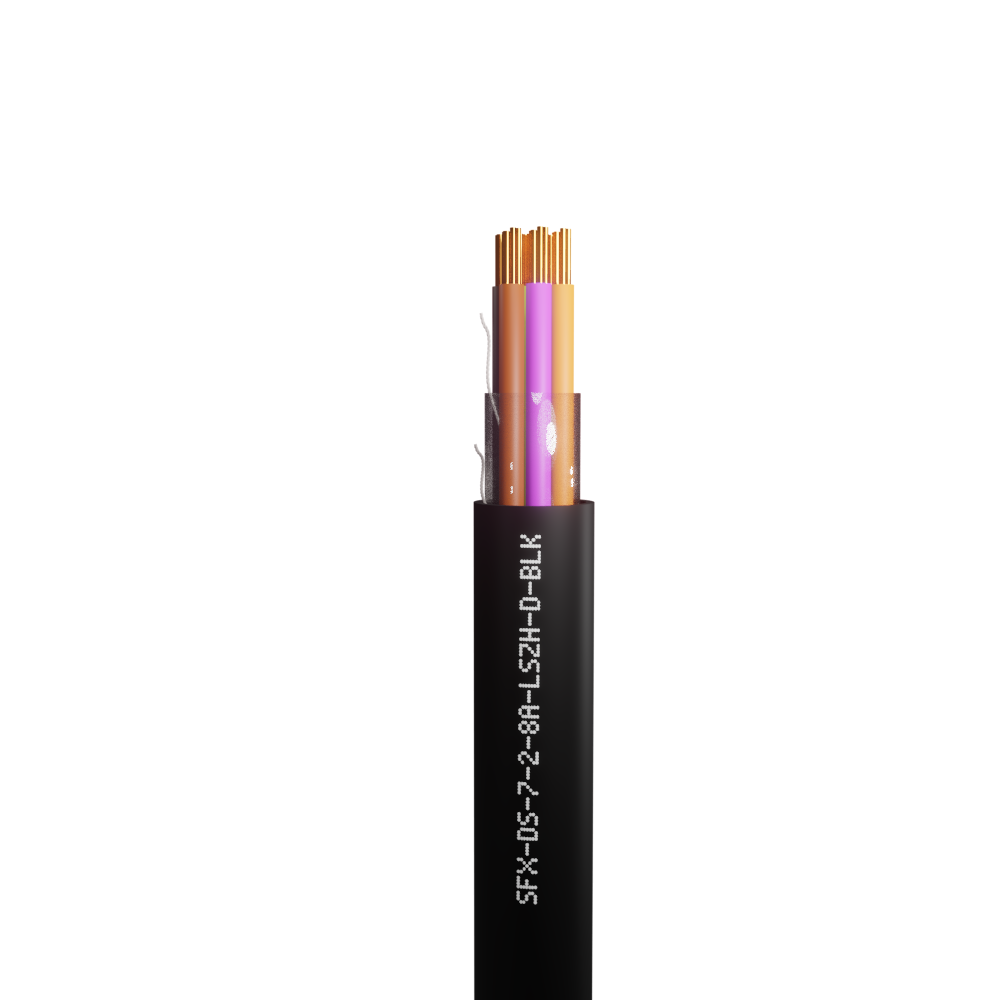 Defence Standard 7 x 0.2mm 8 Core Unscreened Dca LSZH Cable