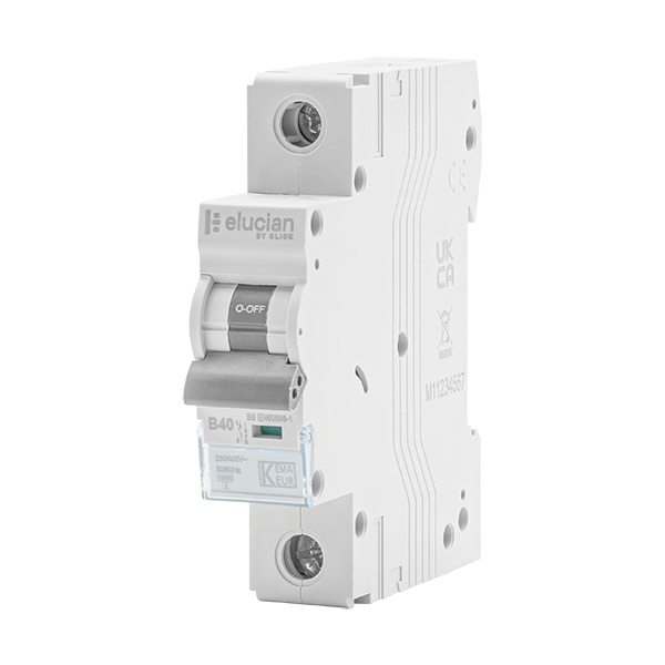 Elucian Single Pole True 10kA B Curve MCB
