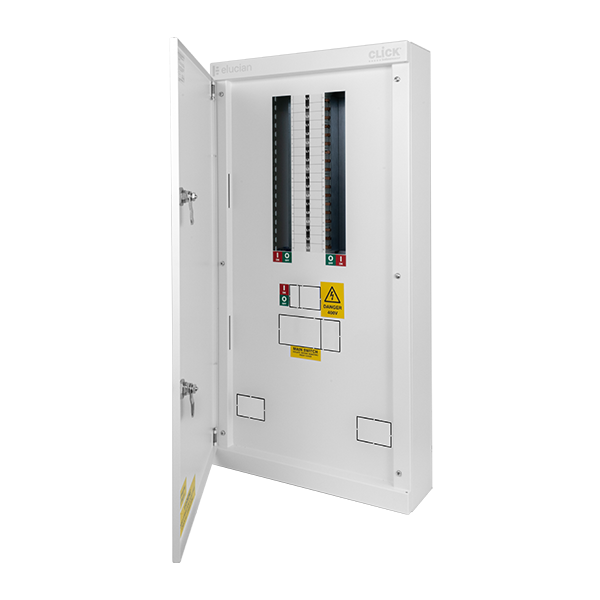 Elucian TPEB12 12 Way 125A Three Phase Distribution Board Without Incomer