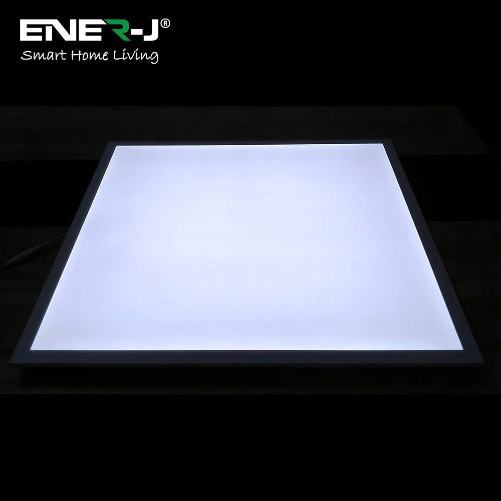 Ener-j E121 600x600mm Slim Backlit 40W 3800Lm, PMMA 2mm Diffuser, Flicker Free Driver 4000K Pack of 2