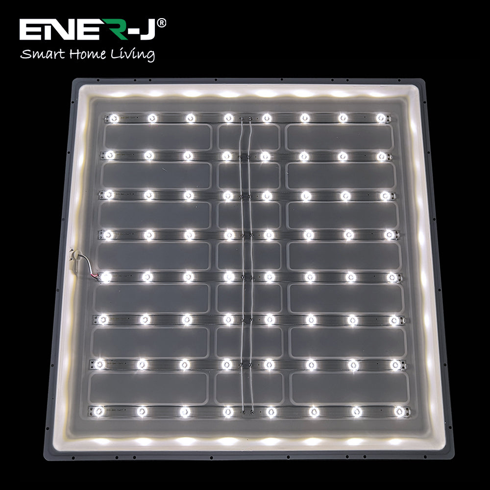 Ener-j E133 595x595mm Backlit Panels Lifud Driver, 4000 lumens, TPA Diffuser, 4000K Pack of 2