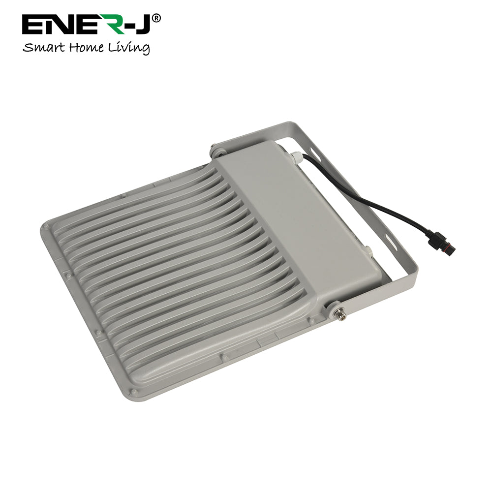 Ener-j E193 300W LED Floodlights with Solar Panels, 35.5W Solar Panel, 30AH Battery, 3000 lumens